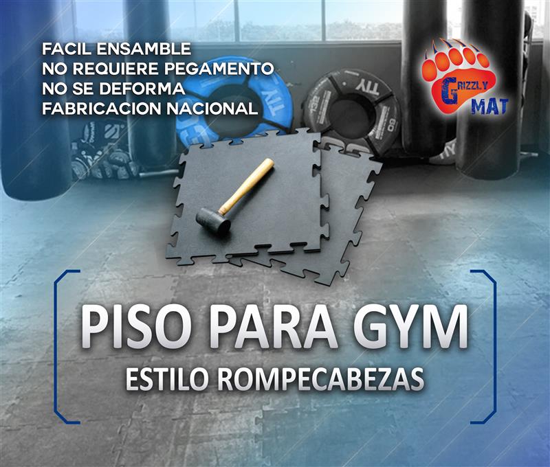 Piso para gimnasio uso rudo
